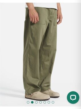 Universal Works Fatigue Pants Olive Twill